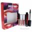 Lip and Lash Stash Set by Buxom for Women - 4 Pc 0.03oz Plum