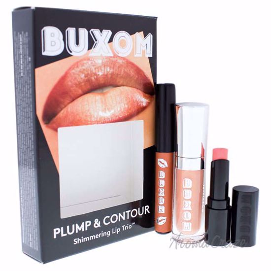 Plump and Contour Shimmering Lip Trio by Buxom for Women - 3