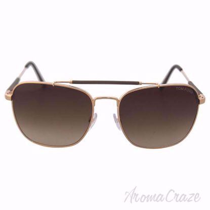 Tom Ford FT0377 Edward 28K Rose Gold Sunglasses for Men 58-1